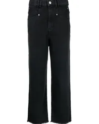 Isabel Marant Jeans mit geradem Bein Schwarz