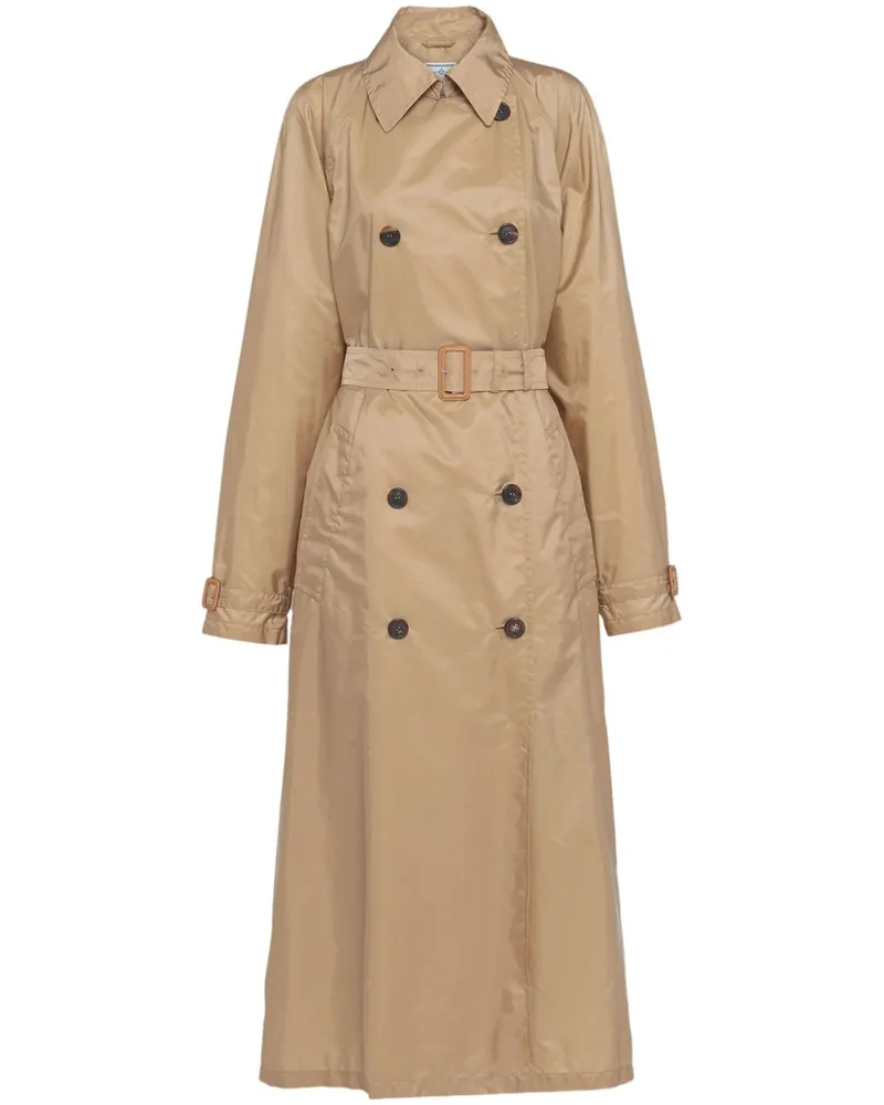 Prada Re-Nylon Trenchcoat - Nude Nude