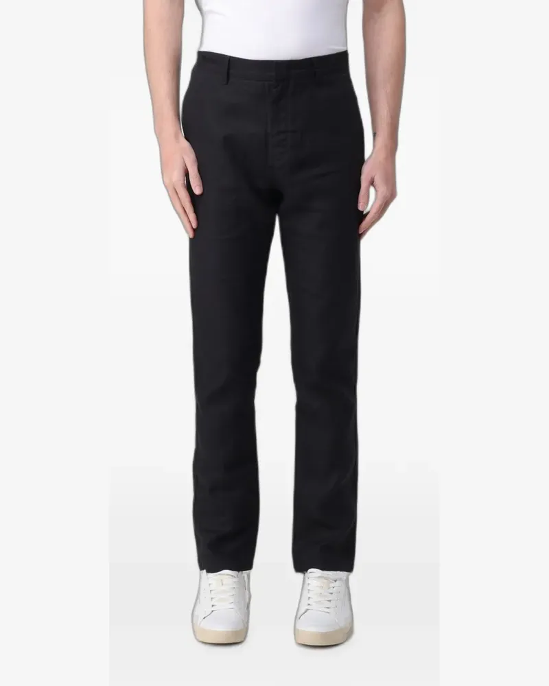 Colmar linen chino trousers - Schwarz Schwarz