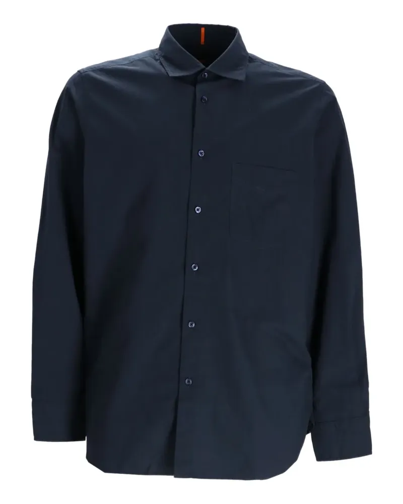 HUGO BOSS Langärmeliges Hemd - Blau Blau