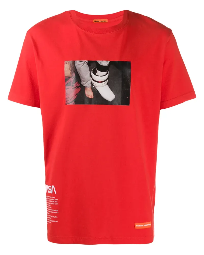 Heron Preston T-Shirt mit Print - Rot Rot