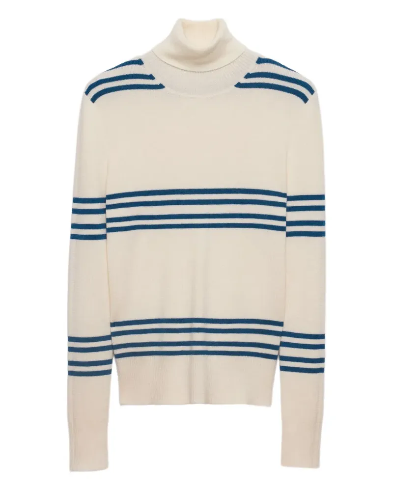 Prada Klassischer Rollkragenpullover - Weiß Weiß