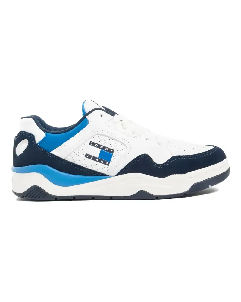 Tommy Hilfiger Sneakers mit Logo-Patch - Weiß Weiß