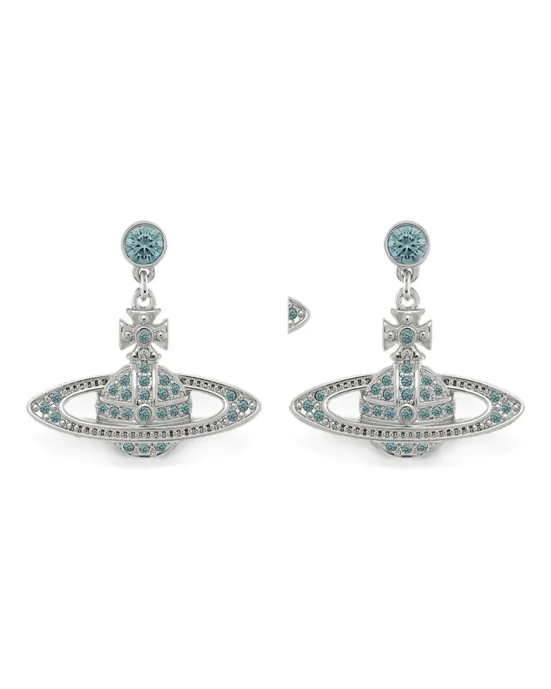 Vivienne Westwood Mini Bas Relief drop earrings - Silber Silber