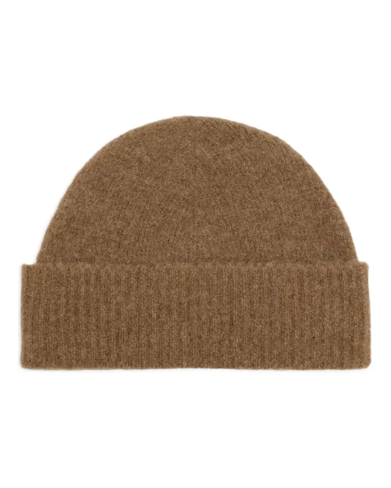 AMI Paris Ami de Coeur Beanie - Braun Braun