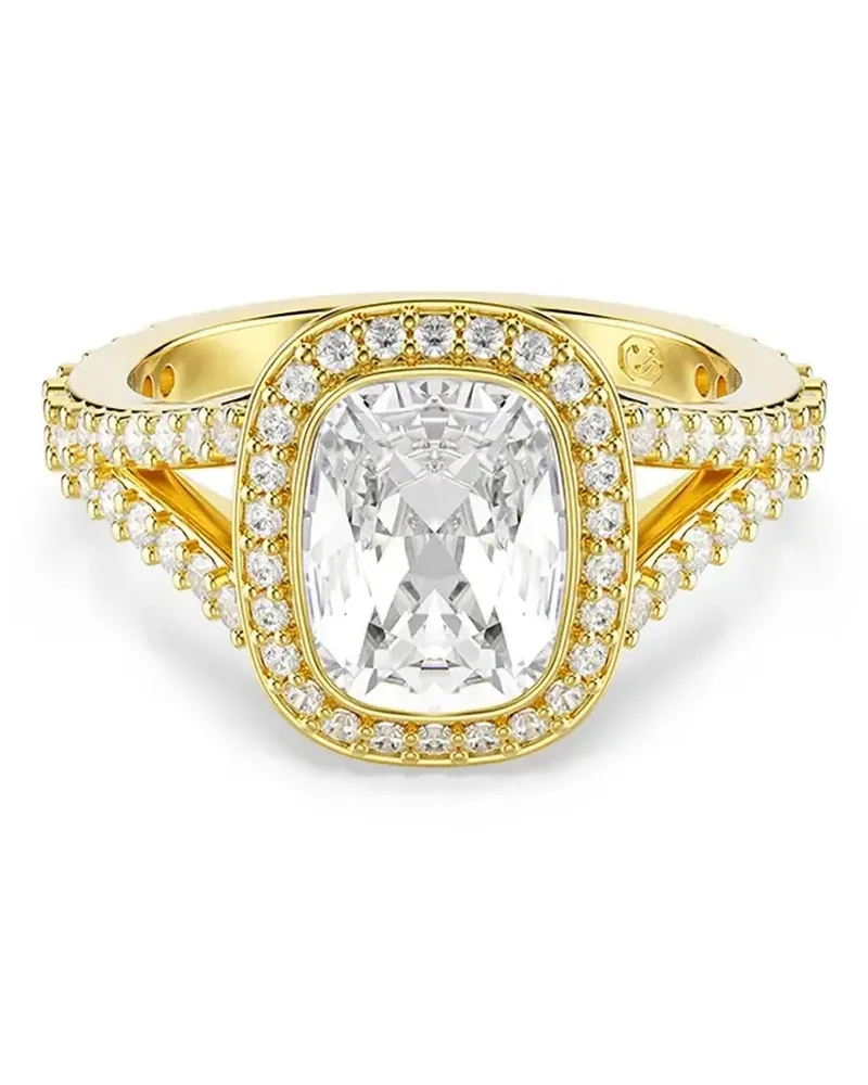 Swarovski Ring mit Logo-Gravur - Gold Gold