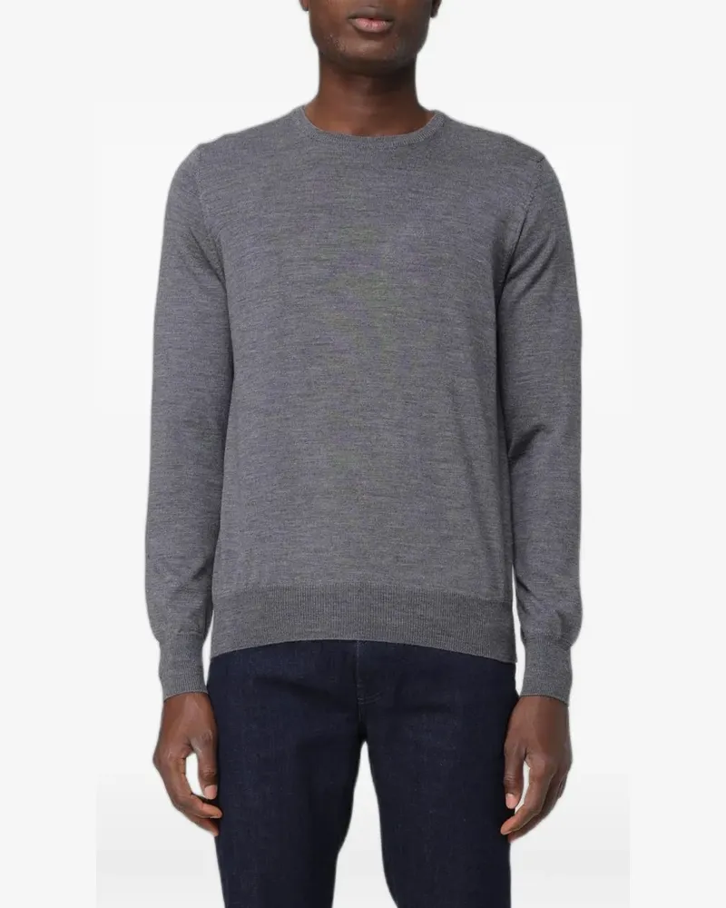 XC merino wool sweater - Grau Grau