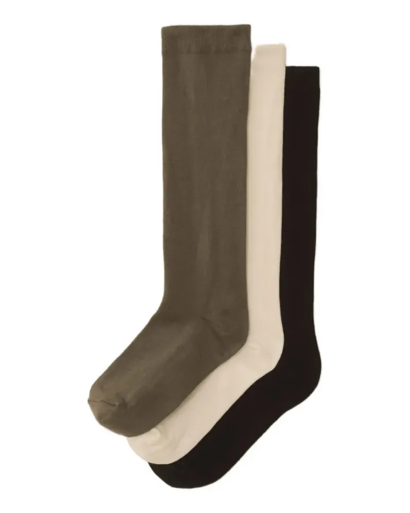 Lauren Manoogian ribbed-knit socks (set of three) - Grün Grün