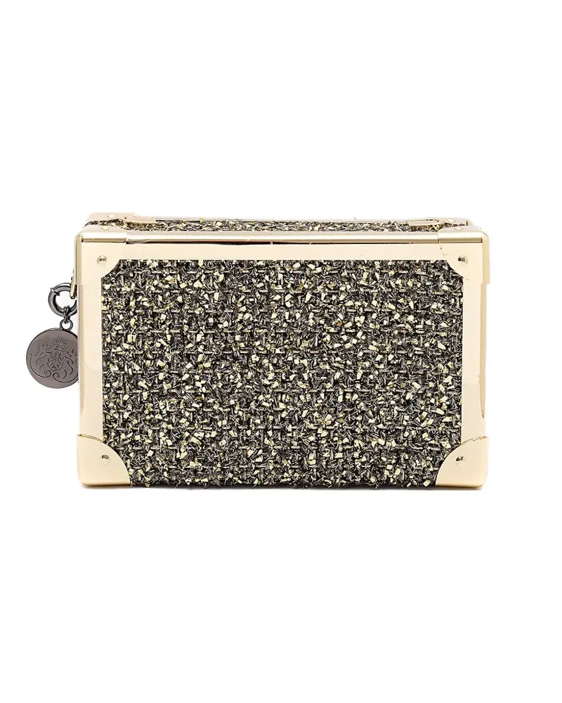 ISLA Trunk Clutch - Gold Gold