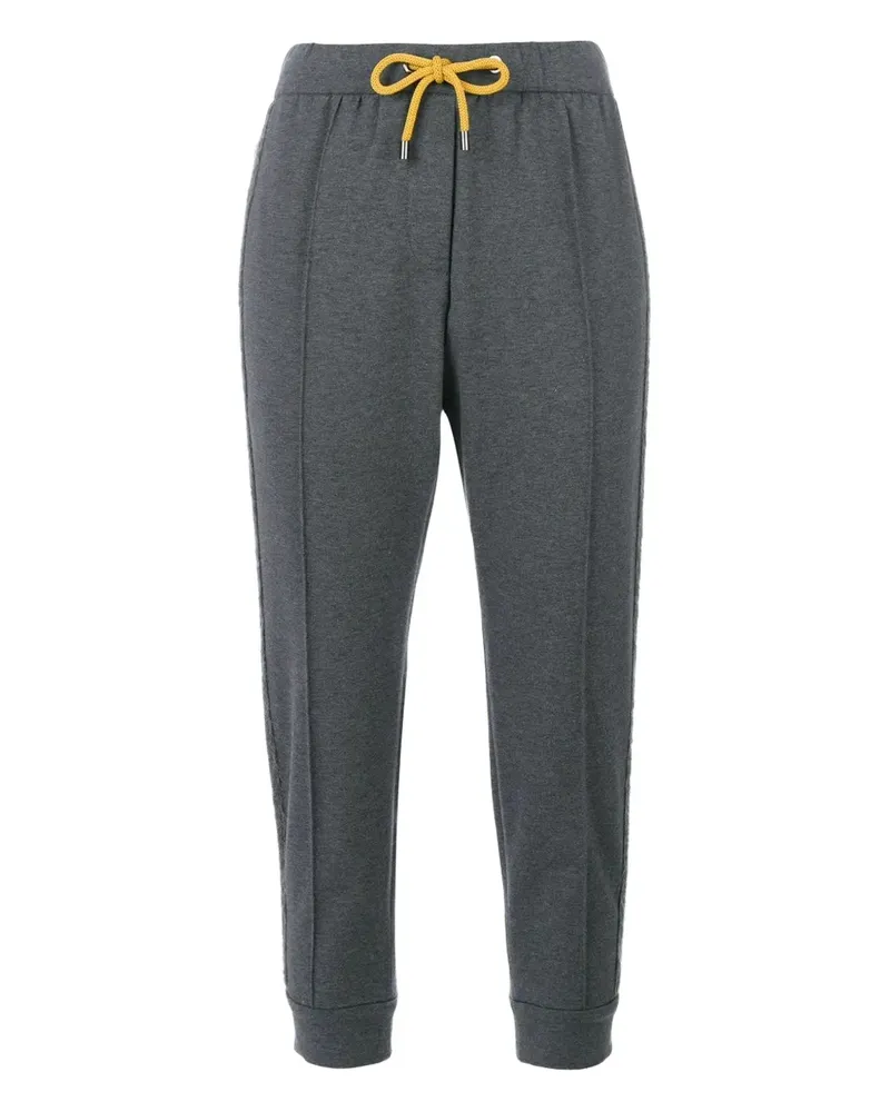 Brunello Cucinelli Schmal zulaufende Cropped-Hose - Grau Grau