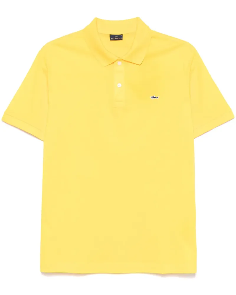 Paul & Shark Poloshirt aus Piqué - Gelb Gelb