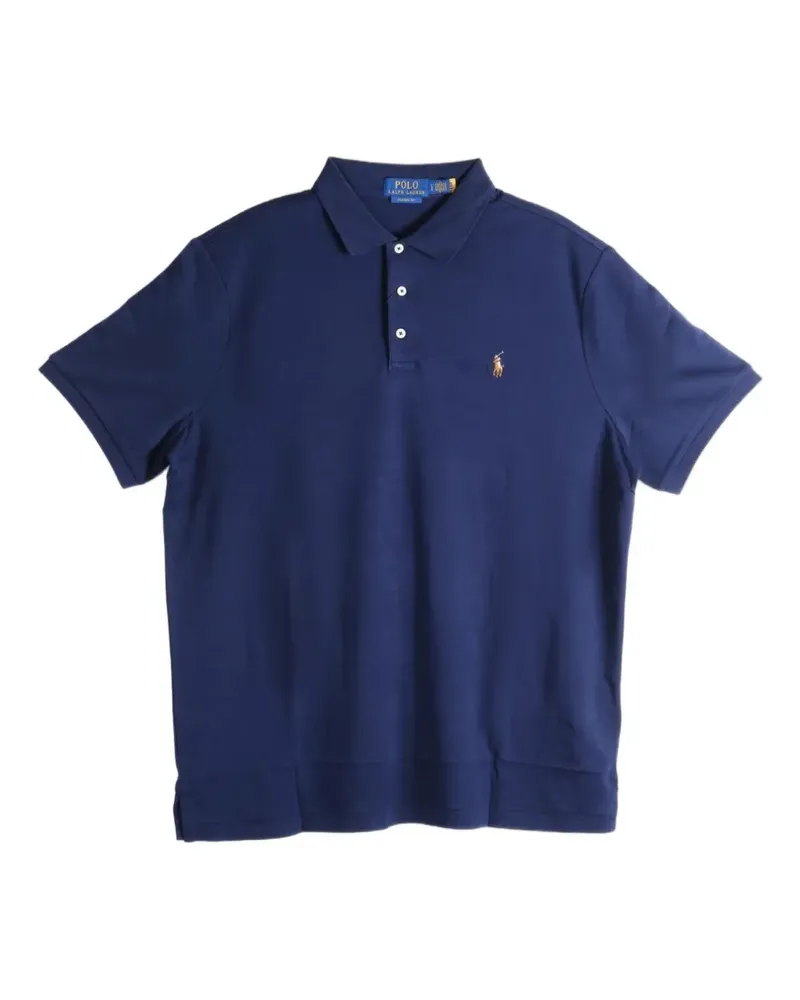 Ralph Lauren embroidered-logo polo shirt - Blau Blau