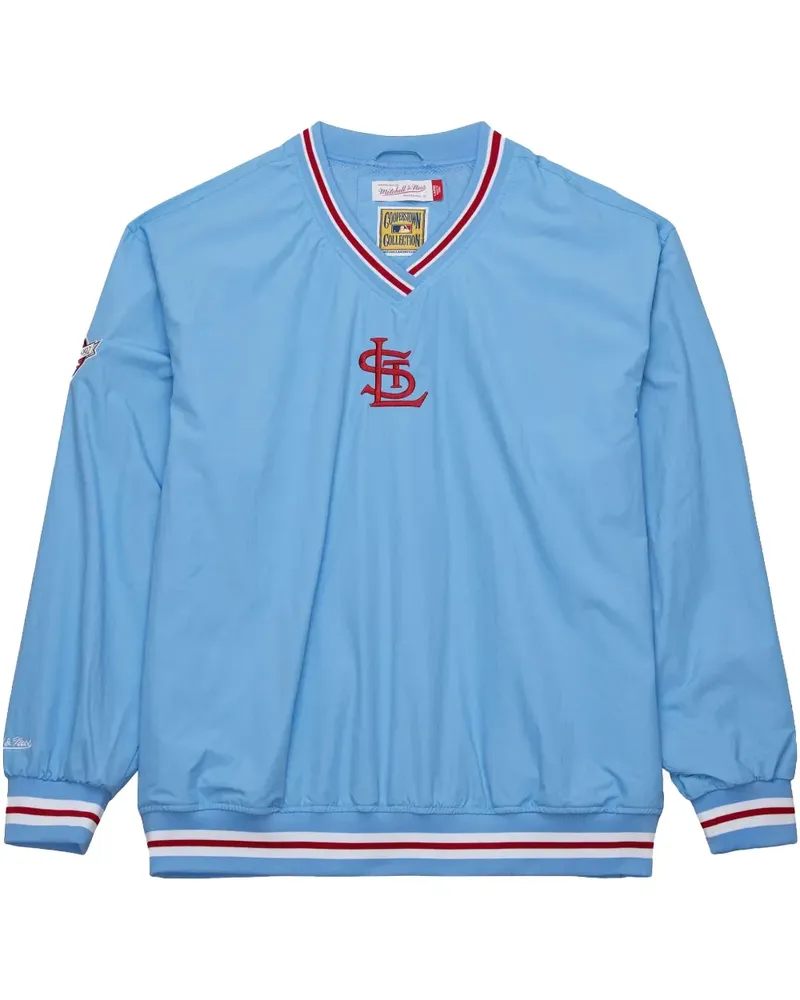 Mitchell & Ness MLB Classic Vintage Logo "Cardinals" Pullover - Blau Blau