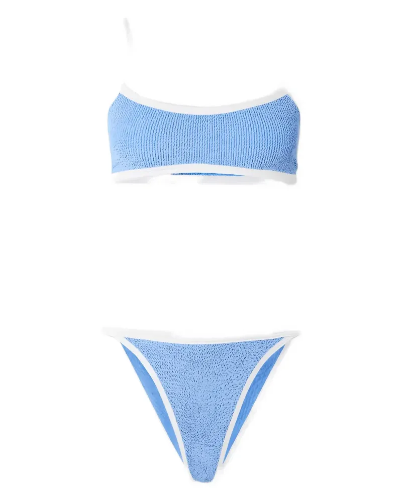 Hunza G Tyler contras-trim bikini - Blau Blau