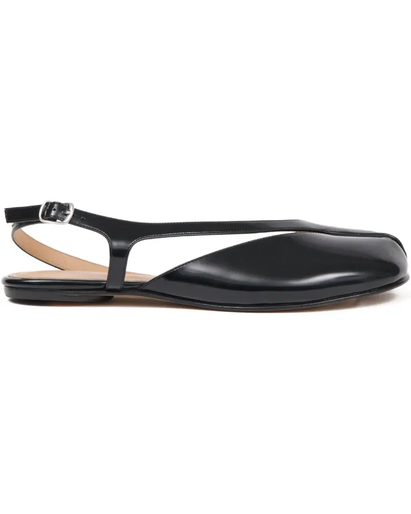 Maison Margiela Flache Tabi Slingback-Pumps - Schwarz Schwarz