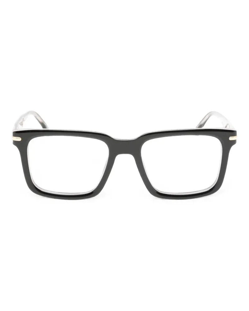 Carrera Brille mit eckigem Gestell - Schwarz Schwarz