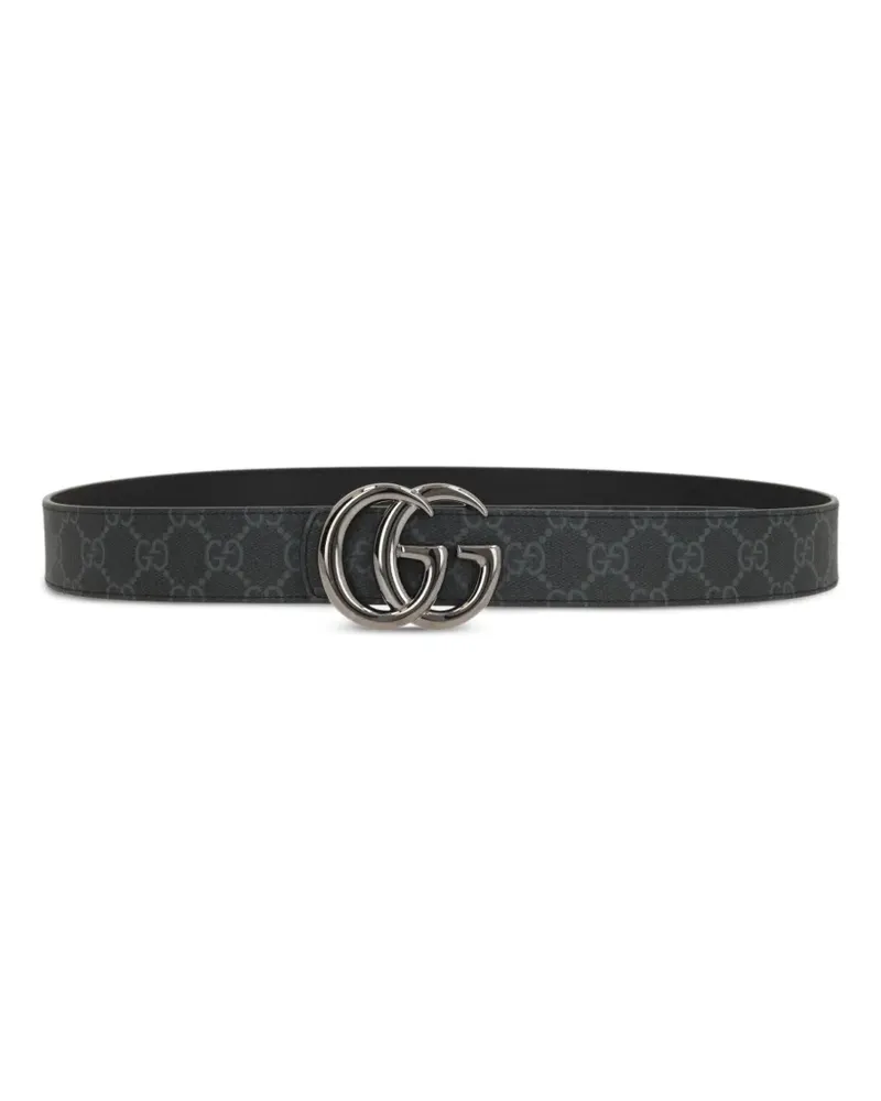 Gucci Gürtel mit GG-Schnalle - Schwarz Schwarz