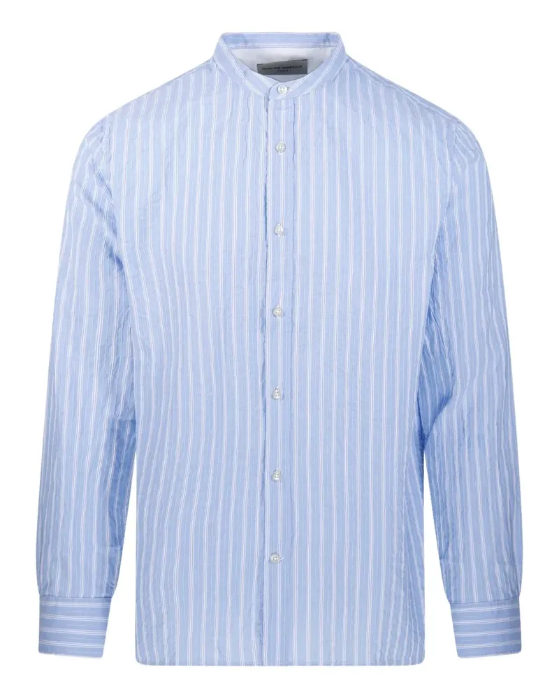 Officine Generale Gestreiftes Hemd - Blau Blau