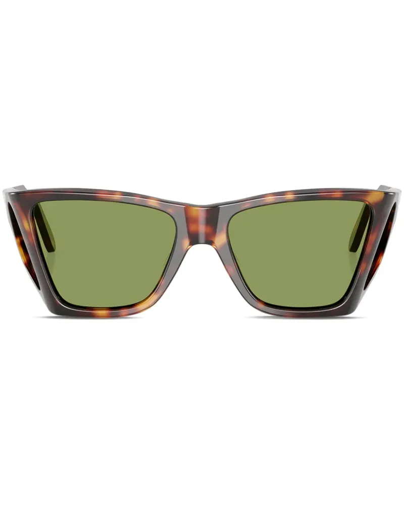 Persol Sonnenbrille mit geometrischem Gestell - Braun Braun
