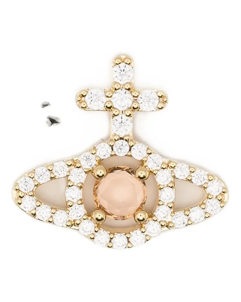 Vivienne Westwood Olympia orb-crystal earrings - Gold Gold