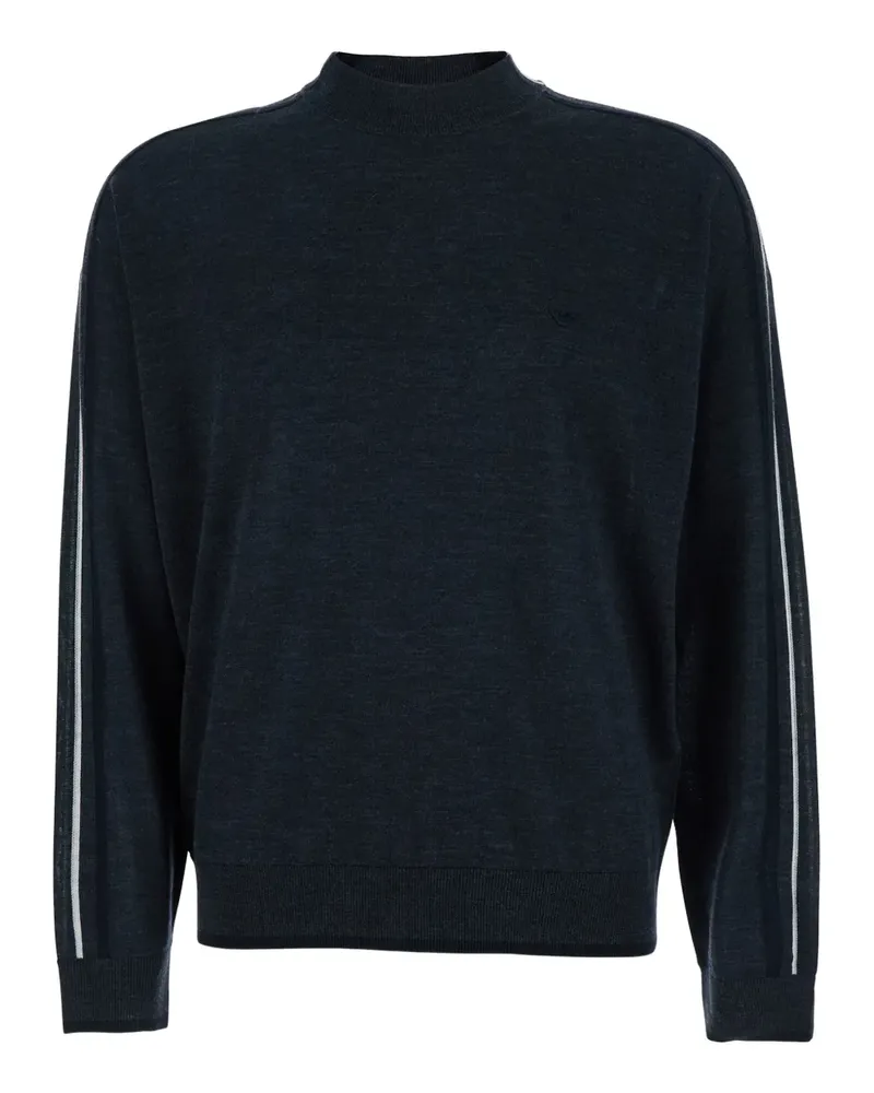Emporio Armani Pullover mit Streifendetail - Grau Grau