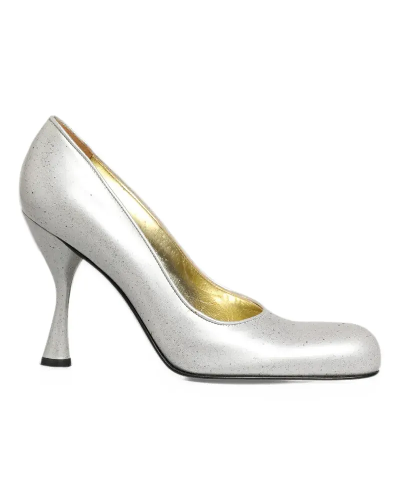 Dolce & Gabbana Melierte Pumps - Weiß Weiß