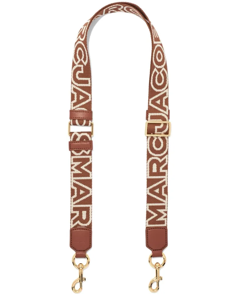 Marc Jacobs The Thin Riemen mit Logo-Print - Braun Braun