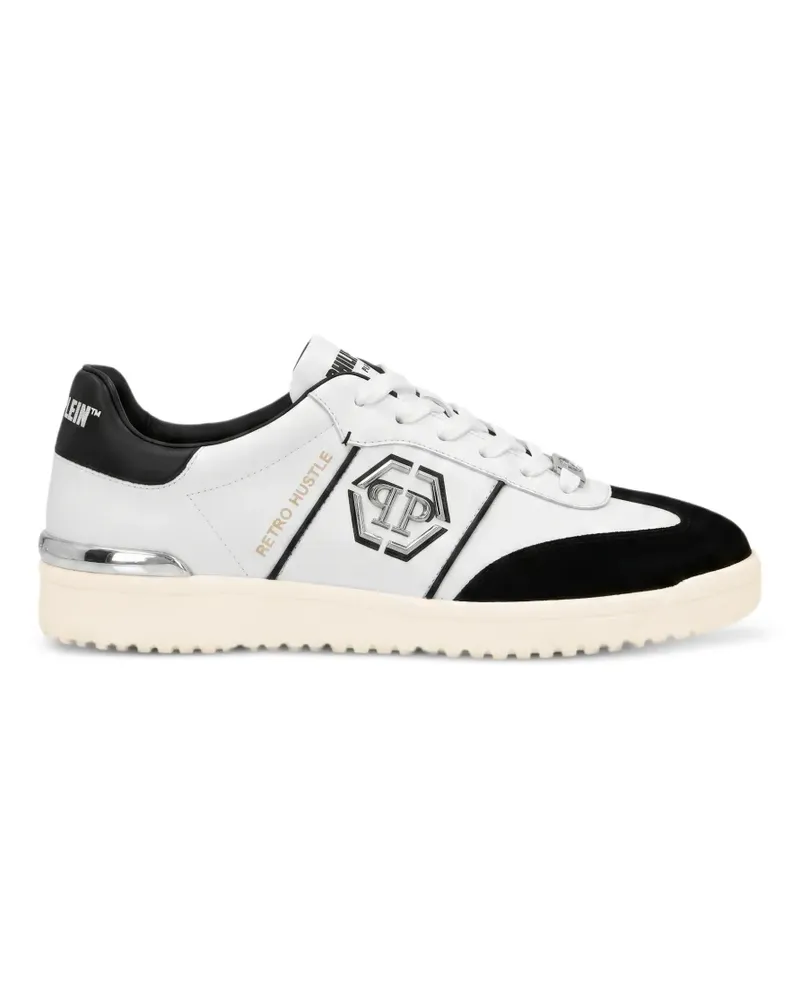 Philipp Plein Retro Hustle Sneakers - Weiß Weiß
