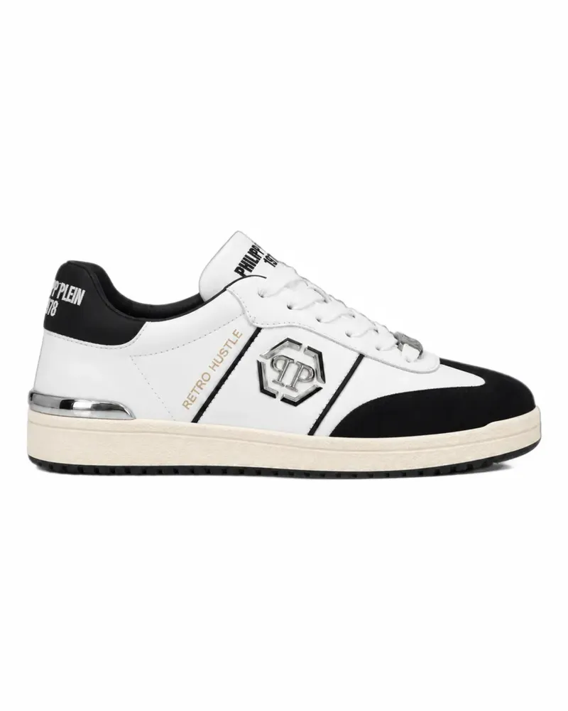 Philipp Plein Retro Hustle Sneakers - Weiß Weiß