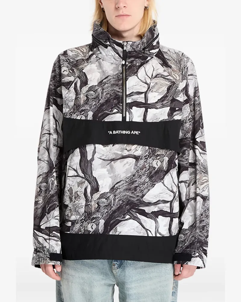 BAPE Tree Edge Camo jacket - Weiß Weiß