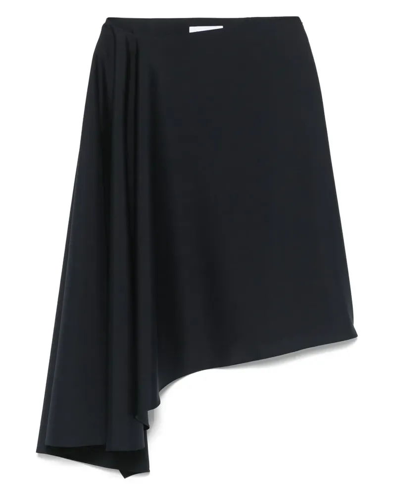 Alexander McQueen Asymmetrischer Midirock - Blau Blau