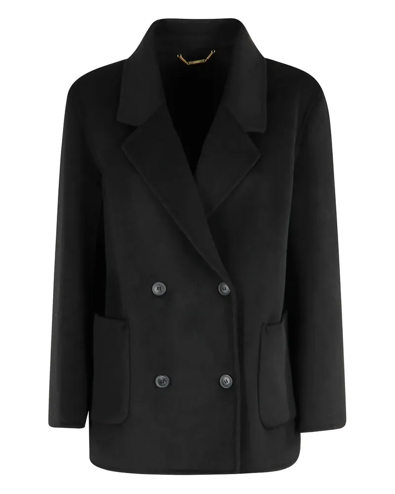 Seventy double-breasted blazer - Schwarz Schwarz