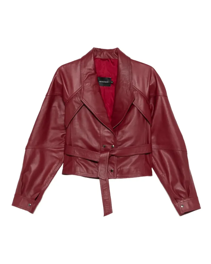 Manokhi Karo Jacke mit Schnürung - Rot Rot