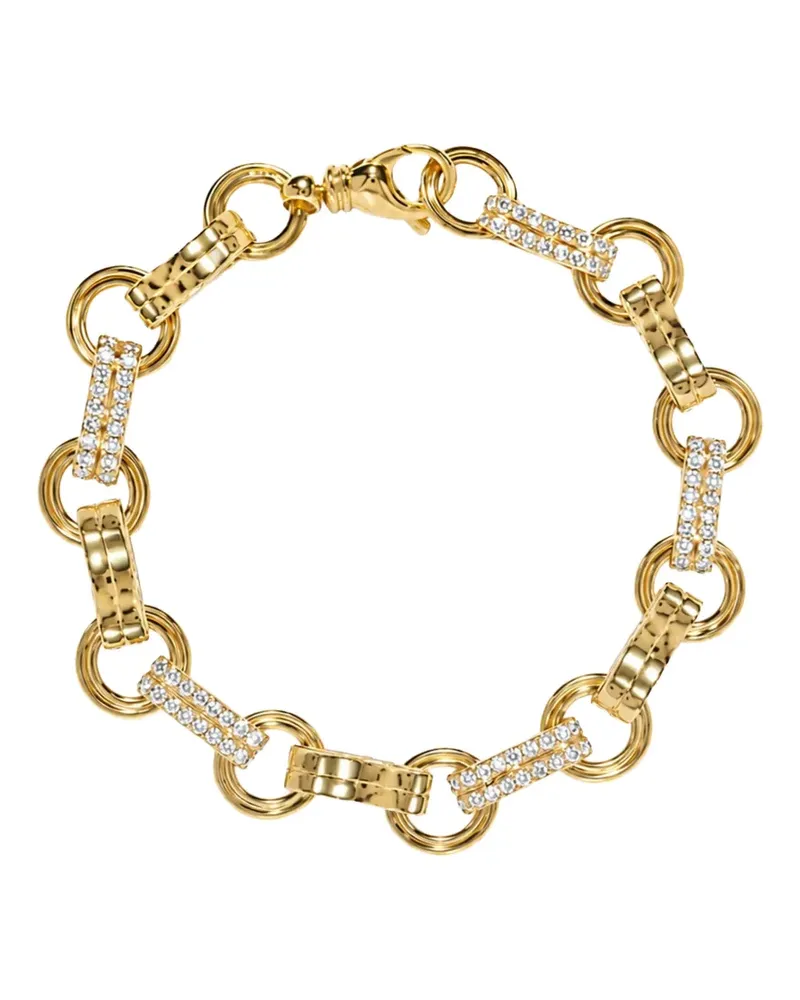AZLEE Diamantarmband mit Robust-Motiv - Gold Gold