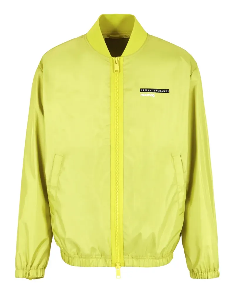 Armani Exchange Bomberjacke mit Reißverschluss - Gelb Gelb