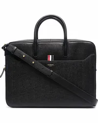 Thom Browne Aktentasche mit Ripsband Schwarz