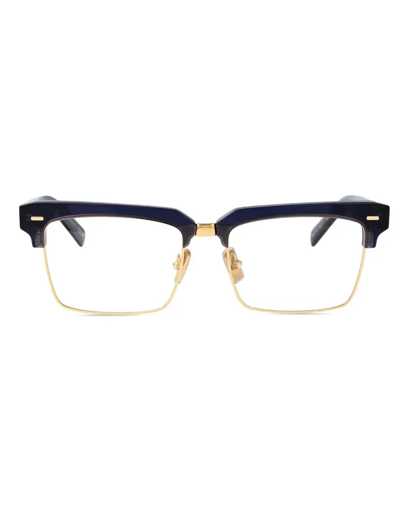 Miu Miu Brille mit eckigem Gestell - Blau Blau