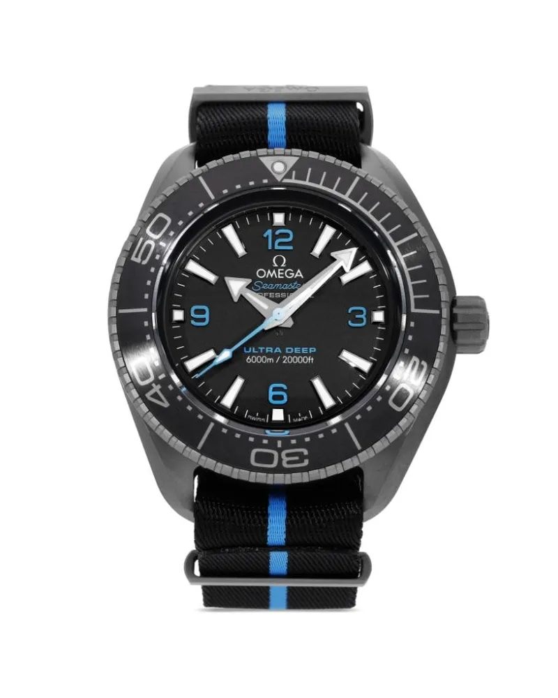 Omega 2023 ungetragene Seamaster Planet Ocean 6000M 45,5mm - Schwarz Schwarz