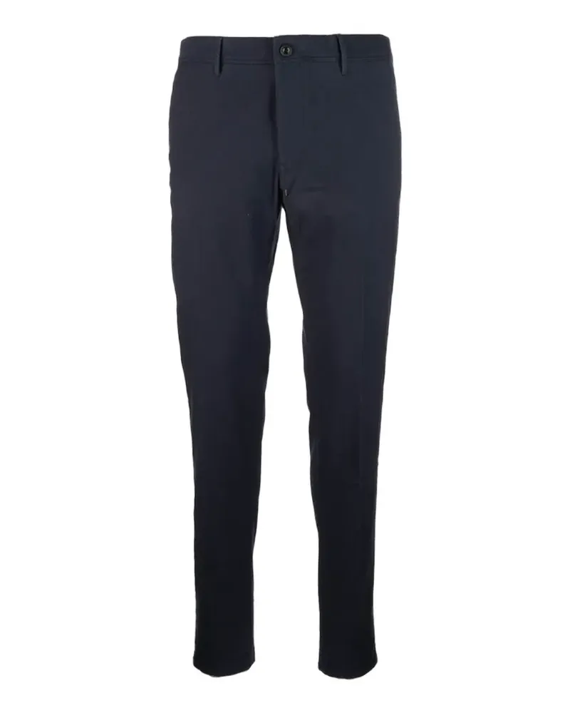 Incotex pressed-crease slim-fit trousers - Blau Blau