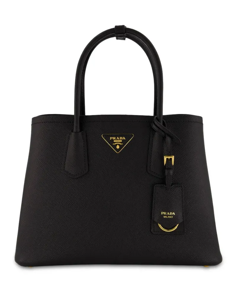 Prada Double Handtasche - Schwarz Schwarz