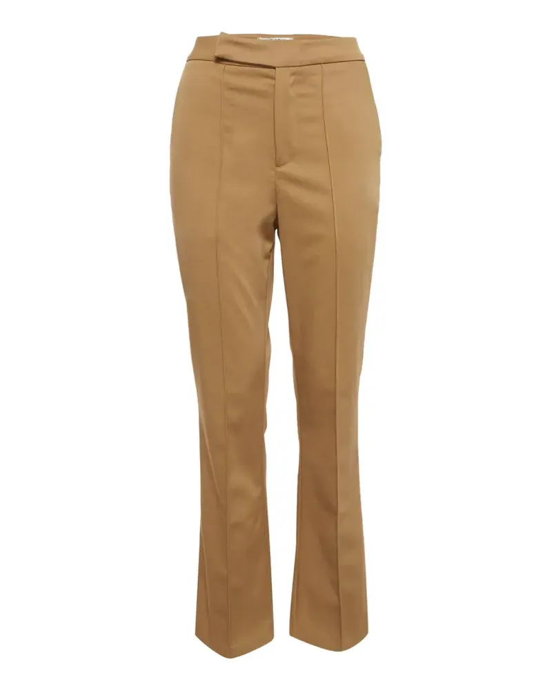 FourTwoFour on Fairfax Ausgestellte Gabardine-Hose - Nude Nude