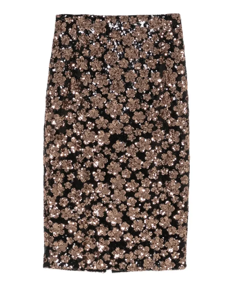 Max Mara TEEN Midirock - Schwarz Schwarz
