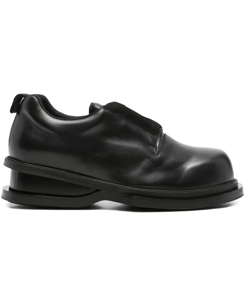 Egonlab Derby-Schuhe aus Leder - Schwarz Schwarz