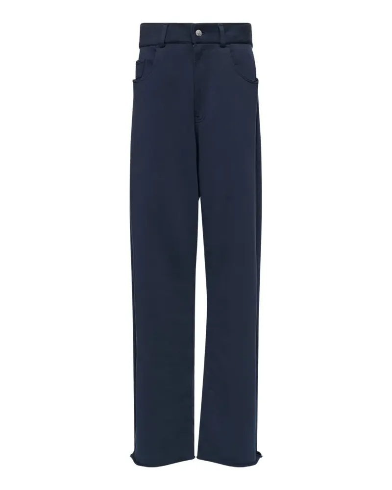 Maison Margiela Ungesäumte Hose - Blau Blau