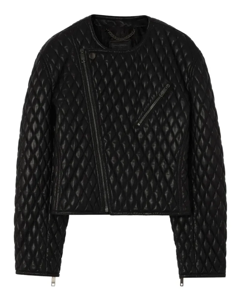 Burberry Laverley Cropped-Jacke - Schwarz Schwarz