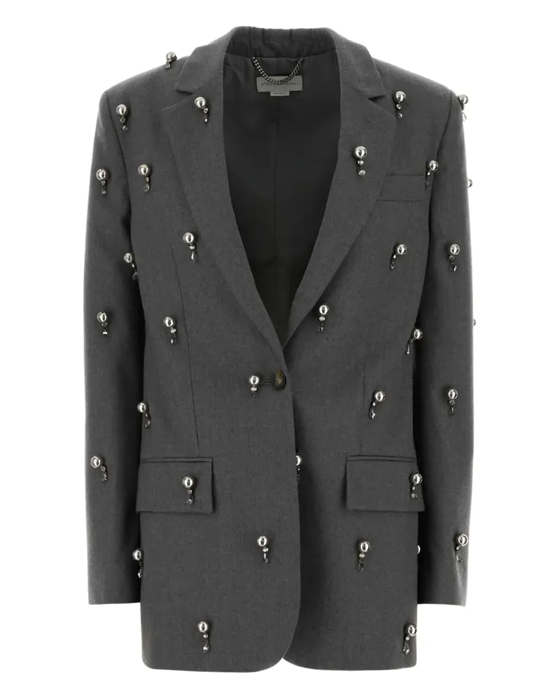 Stella McCartney Verzierter Blazer - Grau Grau