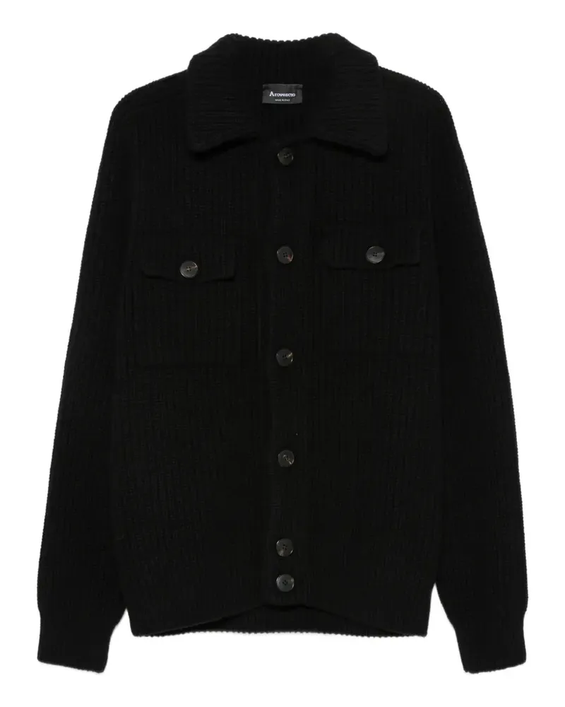 Arovescio Geknöpfter Cardigan - Schwarz Schwarz