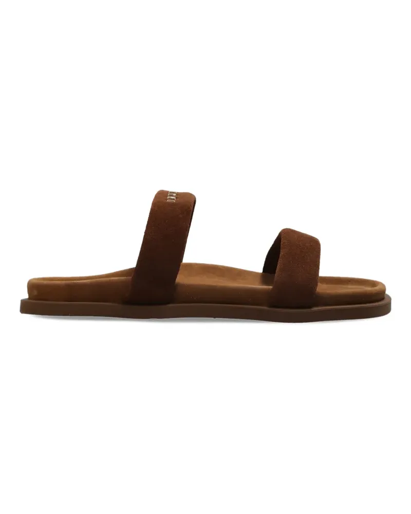 INUIKII strap-upper leather sandals - Braun Braun