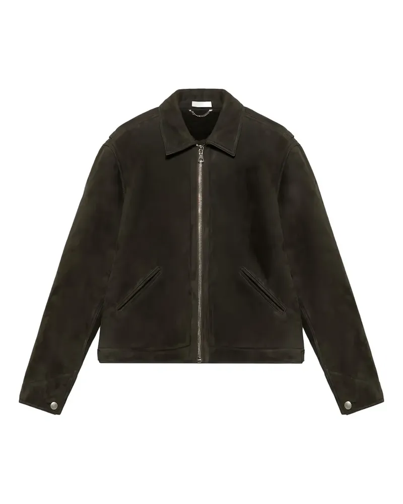 1989 STUDIO zip-up leather jacket - Braun Braun