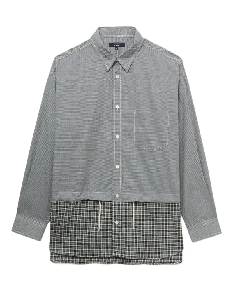 Comme des Garçons Hemd mit Check - Schwarz Schwarz
